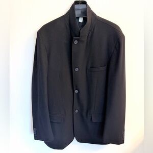 AUTHENTIC Versace Men's Black Wool & Cashmere Jacket/Blazer
